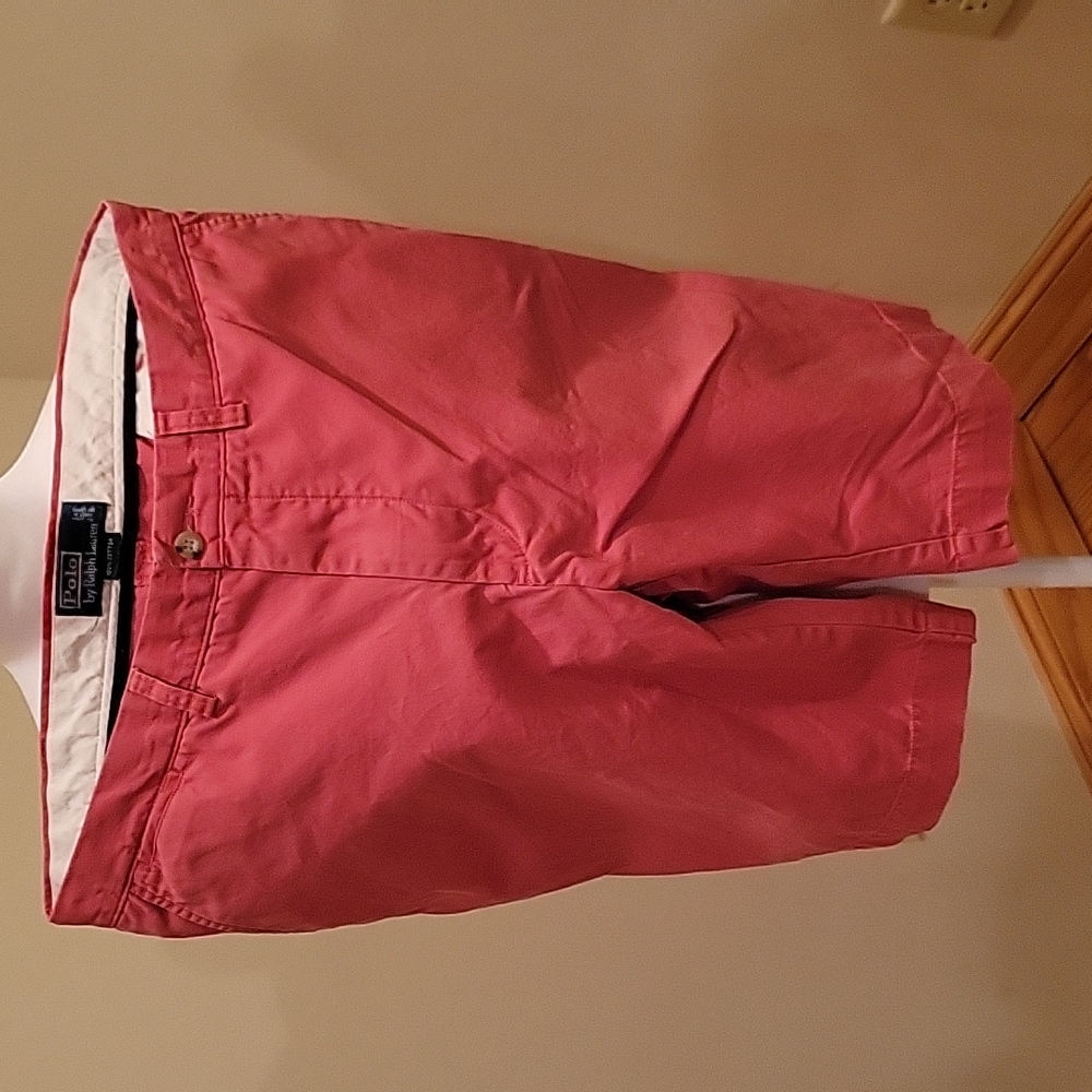 POLO salmon color Bermuda shorts